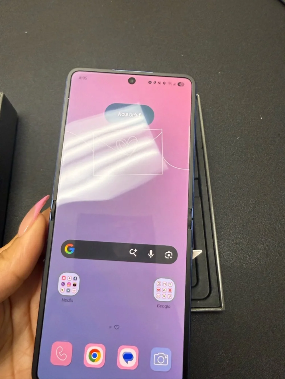 Samsung Galaxy Z Flip7 Boxed - Black Packaging